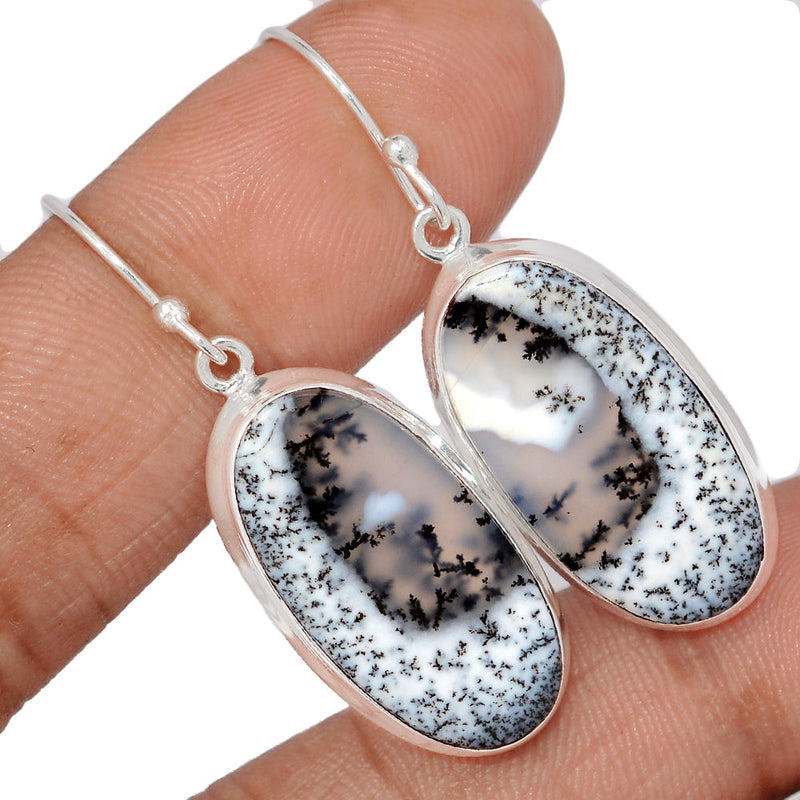1.7" Dendrite Opal Earrings - DROE1993