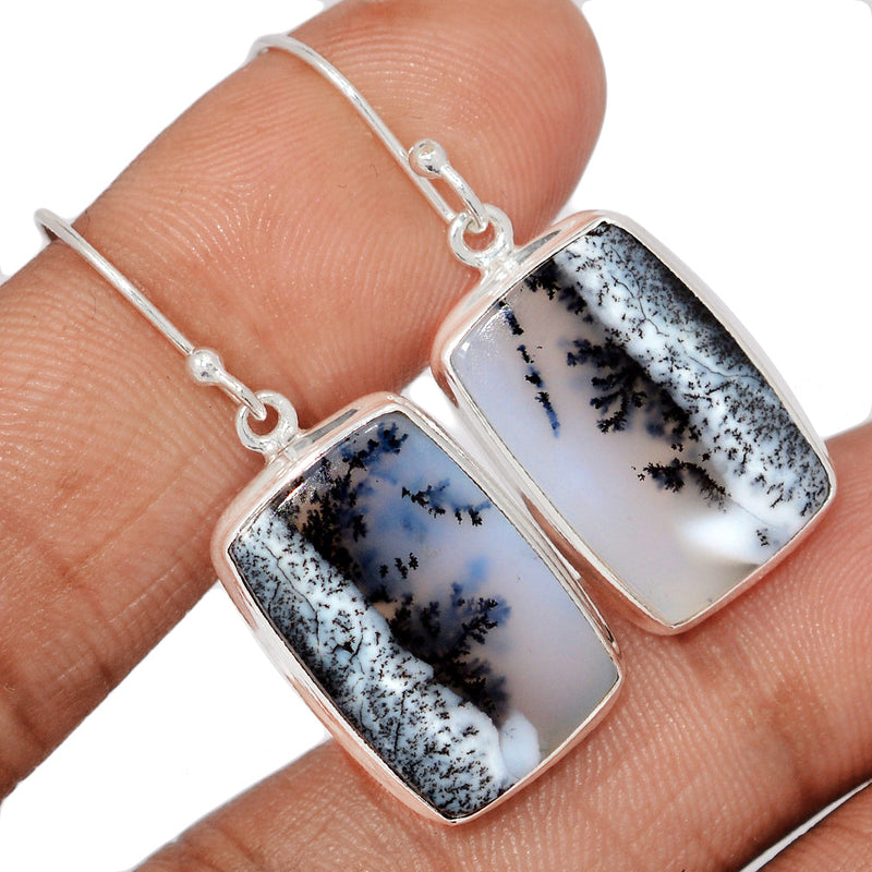 1.6" Dendrite Opal Earrings - DROE1994
