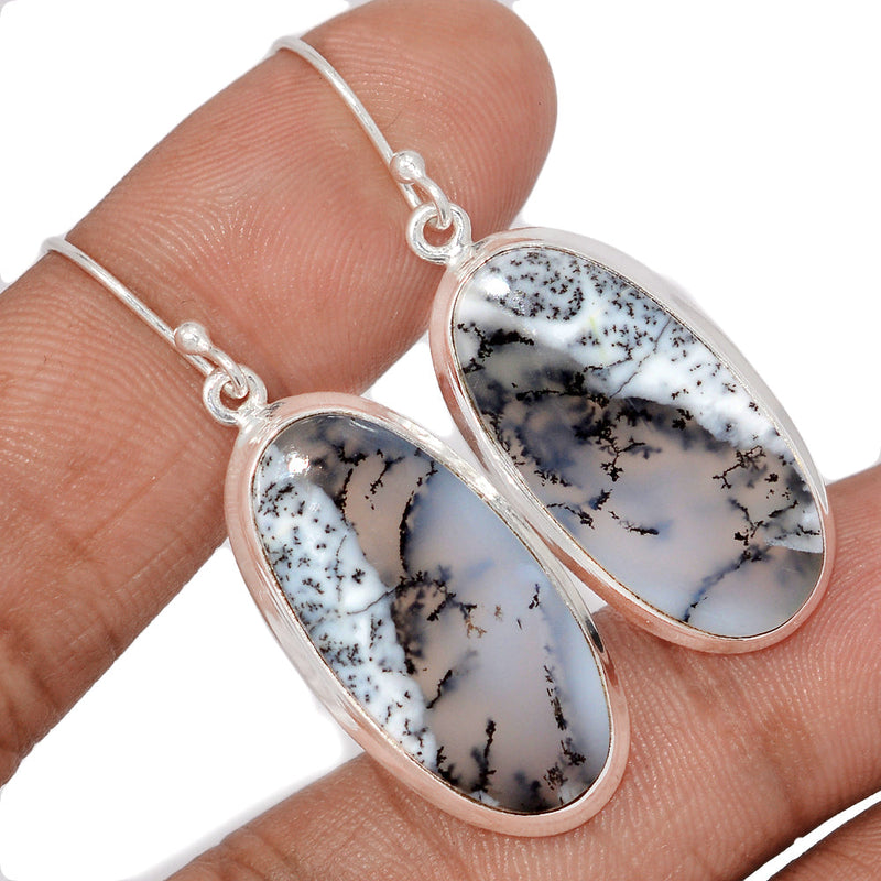 1.8" Dendrite Opal Earrings - DROE1996