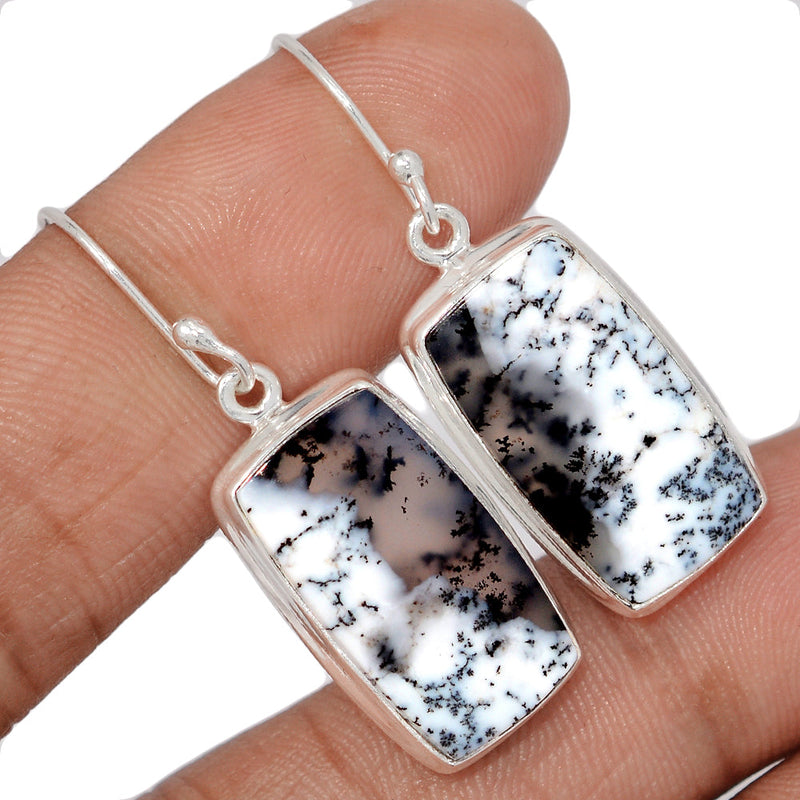 1.6" Dendrite Opal Earrings - DROE2003