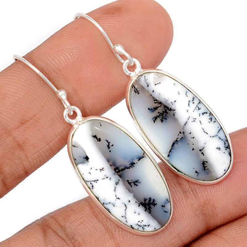 1.7" Dendrite Opal Earrings - DROE2010