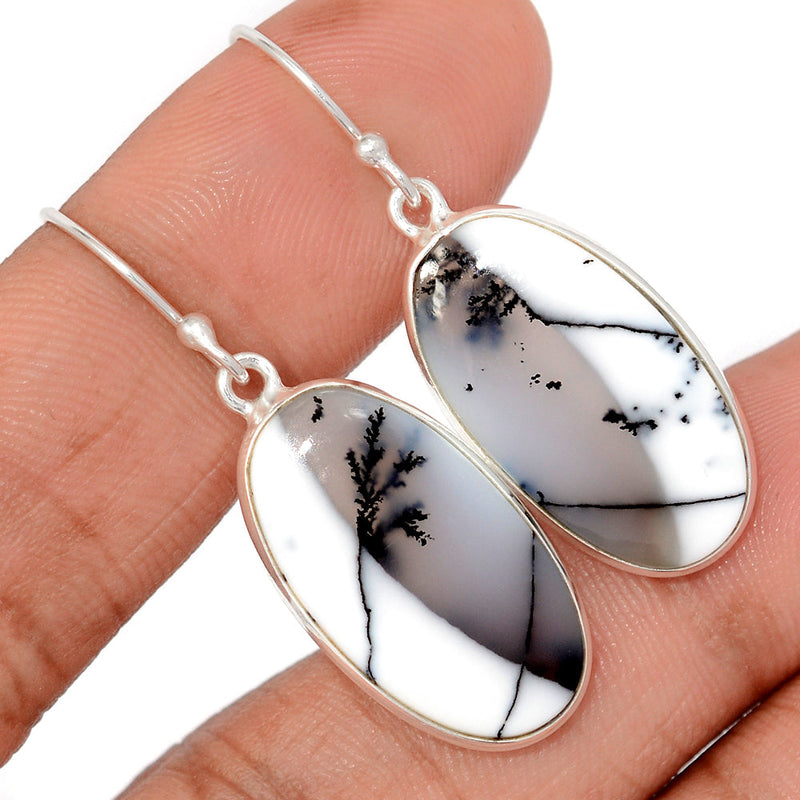 1.6" Dendrite Opal Earrings - DROE2012
