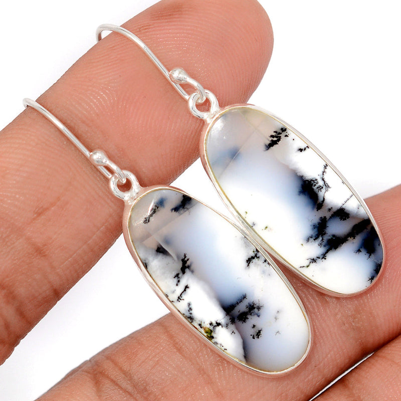 1.8" Dendrite Opal Earrings - DROE2029