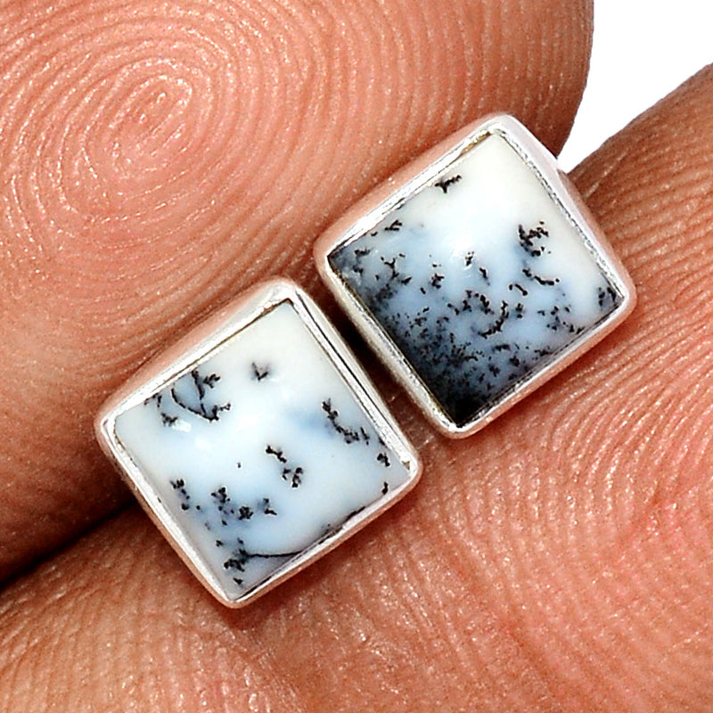 Dendrite Opal Studs - DROS182