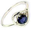 6*6 MM Round - Iolite Ring - R5213I