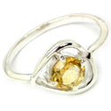 6*6 MM Round - Citrine Ring - R5213C