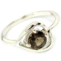 6*6 MM Round - Smokey Quartz Ring - R5213SQ