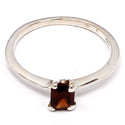 6*4 MM Octo - Garnet Faceted Ring - R5195G
