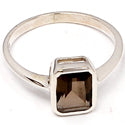 6*8 MM Octo - Smokey Quartz Ring - R5185SQ