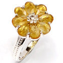 4*6 MM Pear - Citrine Ring - R5105C