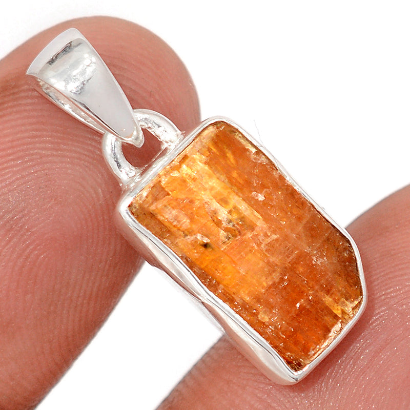 1" Orange Kyanite Rough Pendants - OKRP420