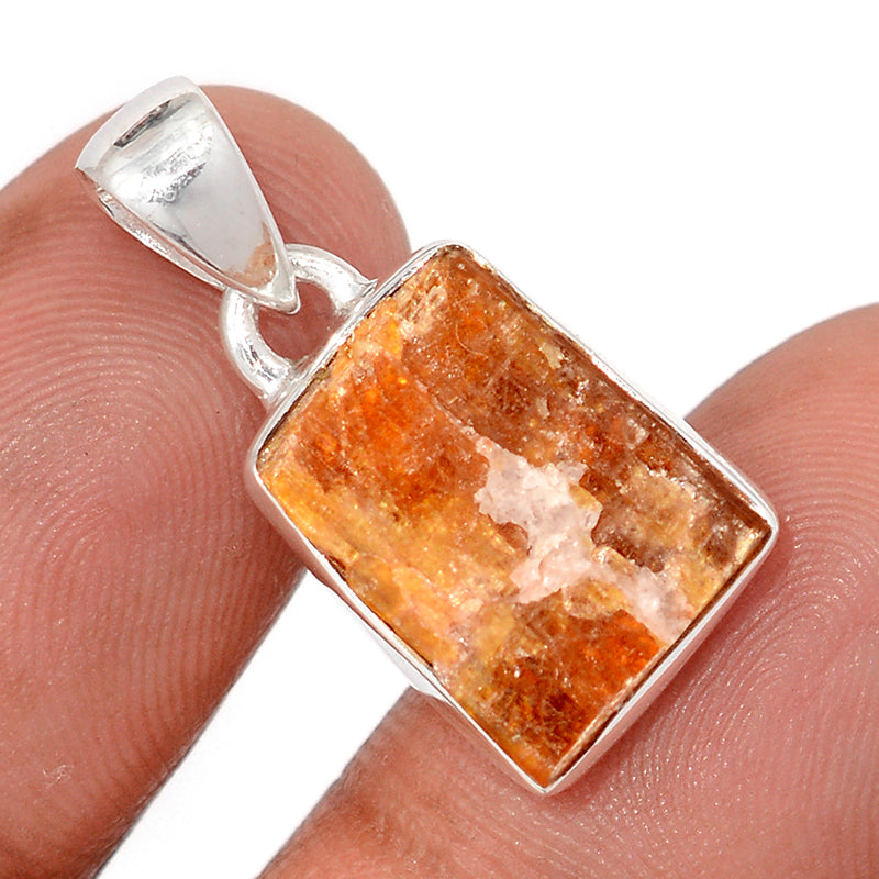 1" Orange Kyanite Rough Pendants - OKRP432