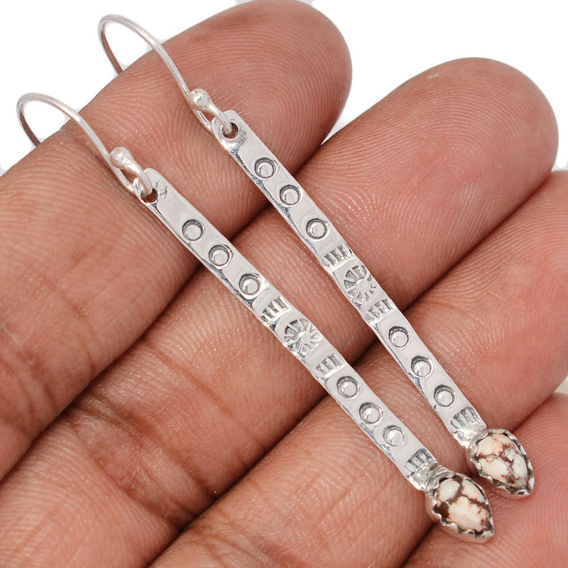 2.3" Southwest American - Wild Horse Earrings - DSNE152