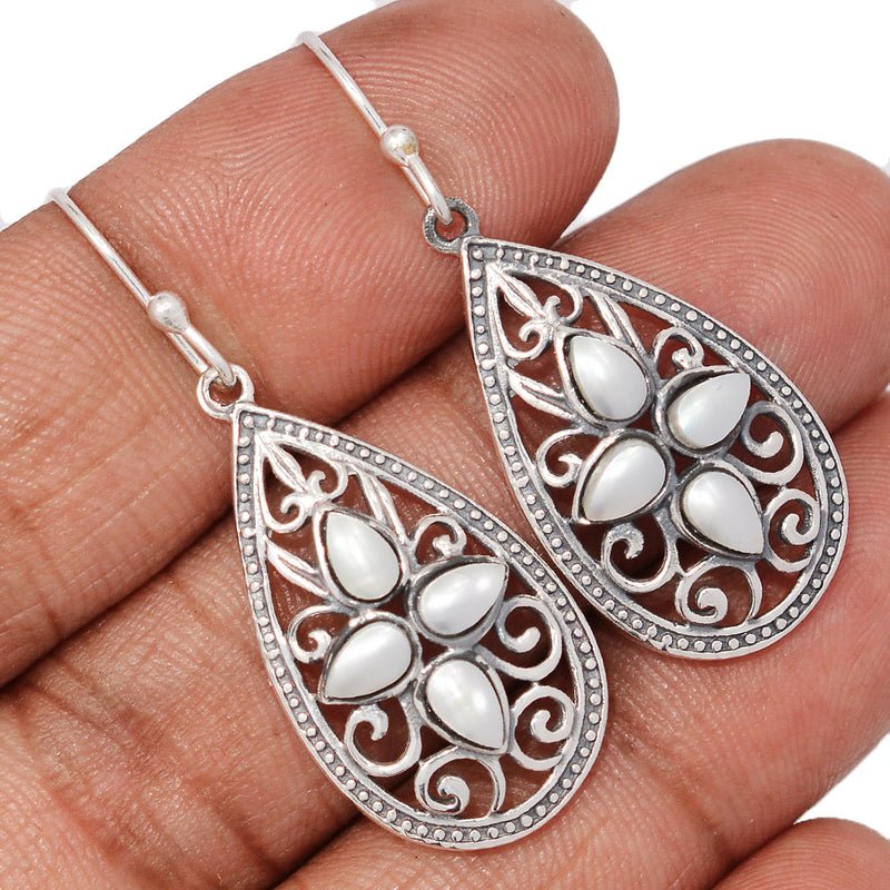 1.7" Southwest - Fresh Water Pearl Earrings - DSNE230