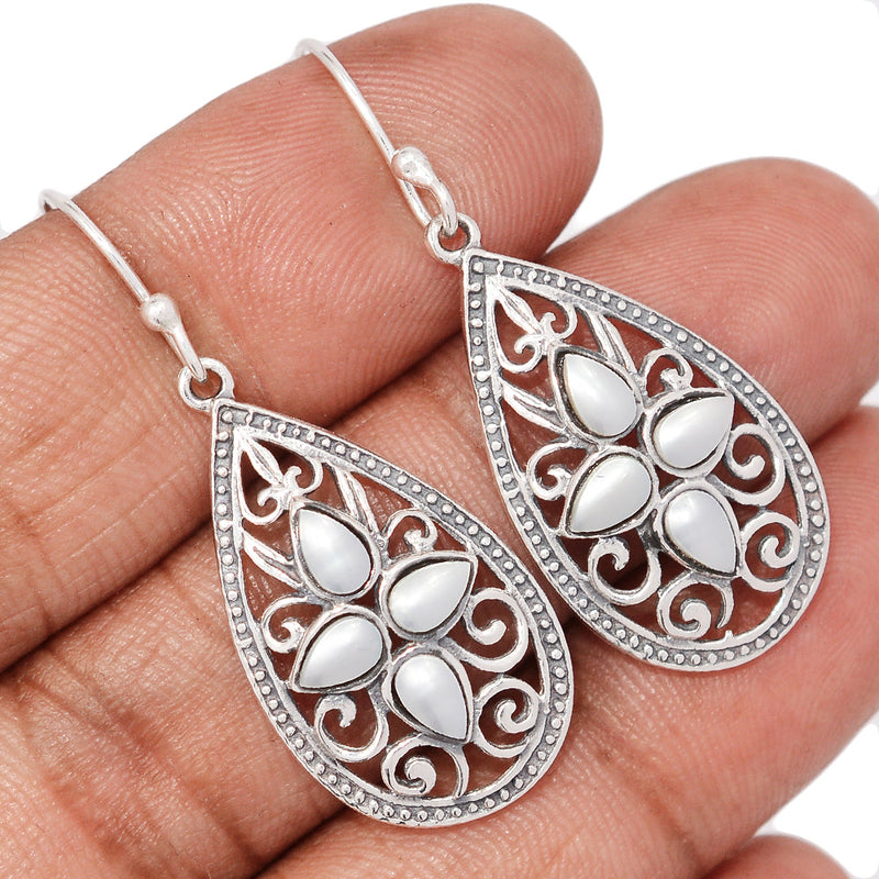 1.7" Southwest - Fresh Water Pearl Earrings - DSNE232