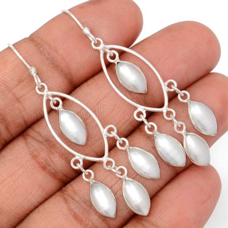 2.2" Jhumka - Fresh Water Pearl Earrings - DSNE362