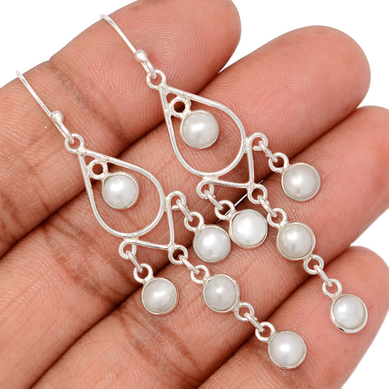 2.5" Jhumka - Fresh Water Pearl Earrings - DSNE391