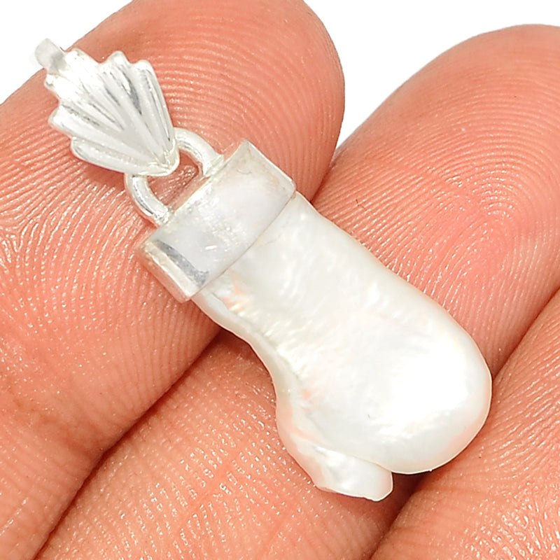 1.2" Designer -  Biwa Pearl Pendants - DSNP1750