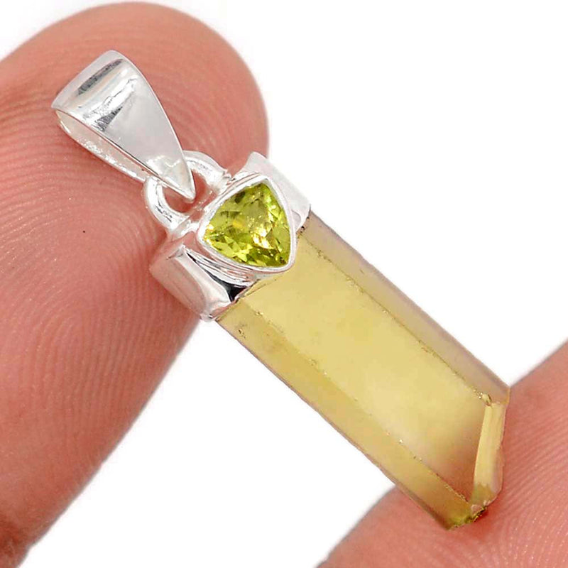1.1" Lemon Topaz & Peridot Pendants - DSNP2081