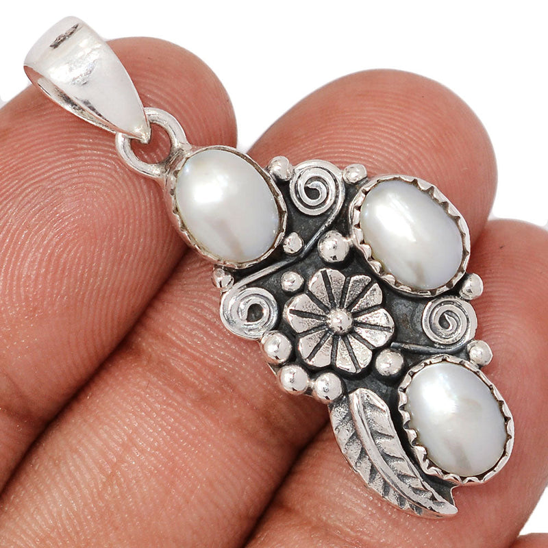 1.7" Southwest - Fresh Water Pearl Pendants - DSNP2247