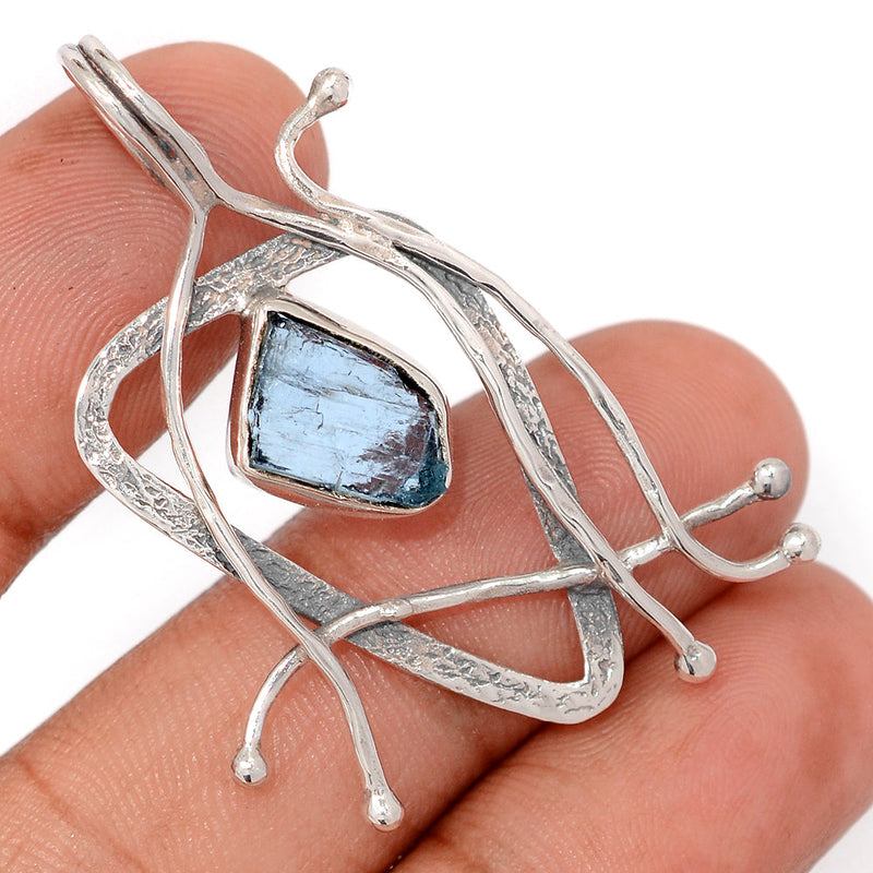 1.8" Designer - Kyanite Rough Pendants - DSNP2411
