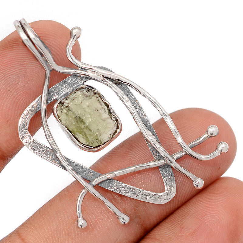 1.8" Designer - Moldavite Pendants - DSNP2412