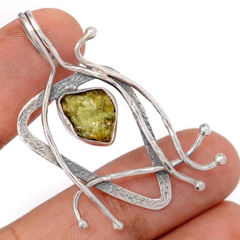 1.8" Designer - Moldavite Pendants - DSNP2418