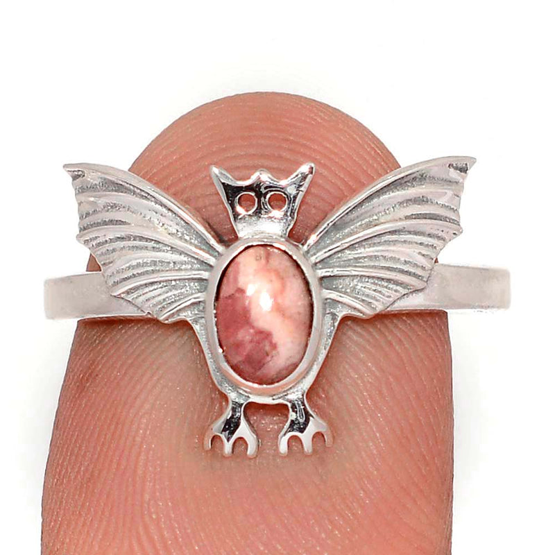 Bat - Rhodochrosite Ring - DSNR100