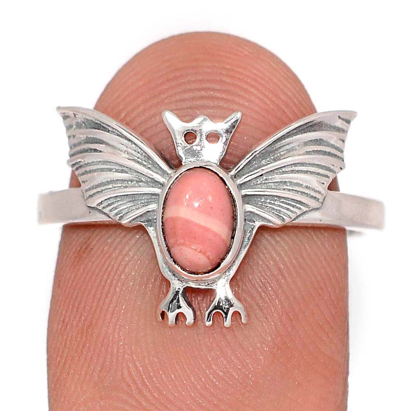 Bat - Australian Pink Opal Ring - DSNR101