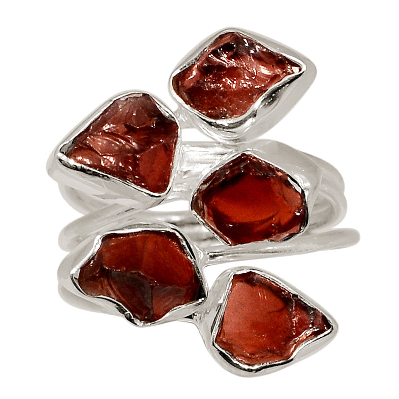 Designer - Garnet Rough Ring - DSNR116