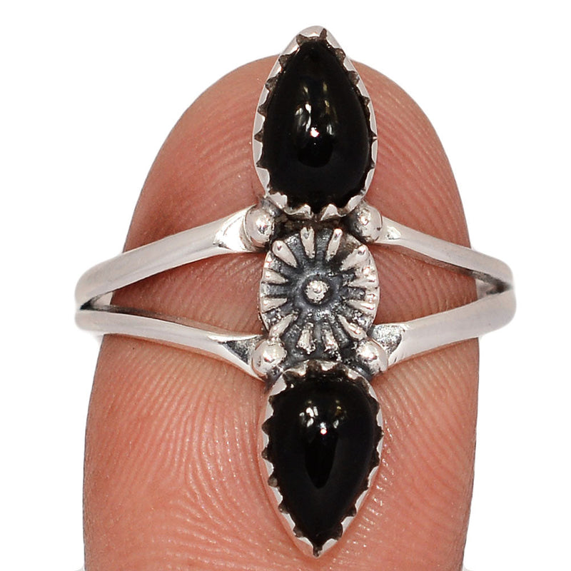 Southwest - Black Onyx Rings - DSNR166