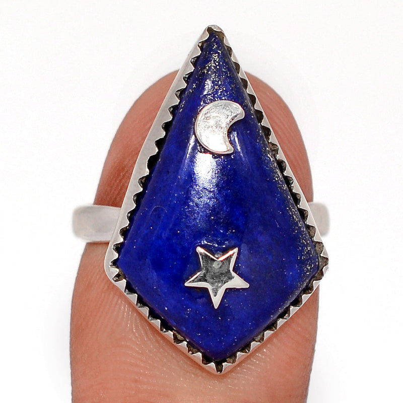 Moon & Star - Lapis Lazuli Rings - DSNR188