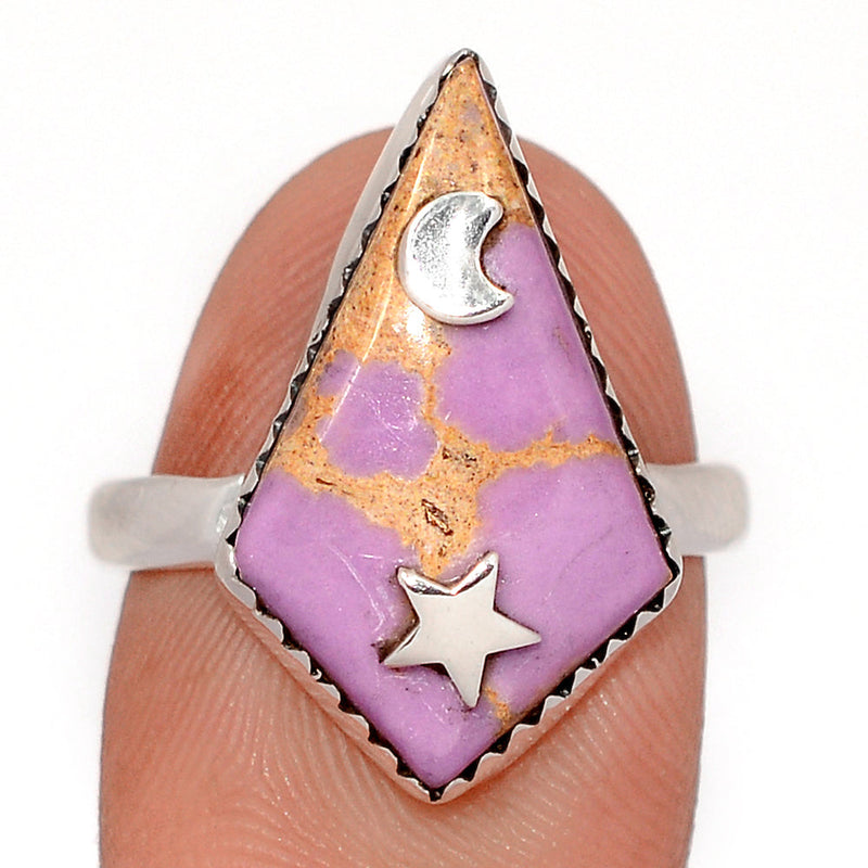 Moon & Star - Phosphosiderite Peru Rings - DSNR191