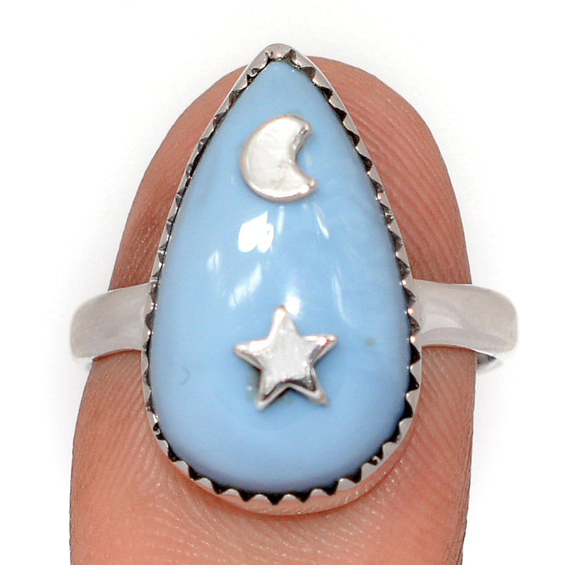 Moon & Star - Owyhee Opal Rings - DSNR195