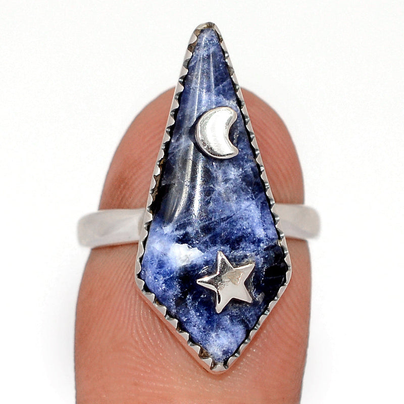 Moon & Star - Sodalite Rings - DSNR198