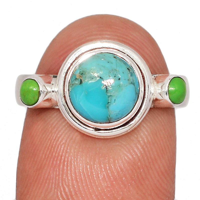 Designer - Green & Blue Mohave Turquoise Rings - DSNR206