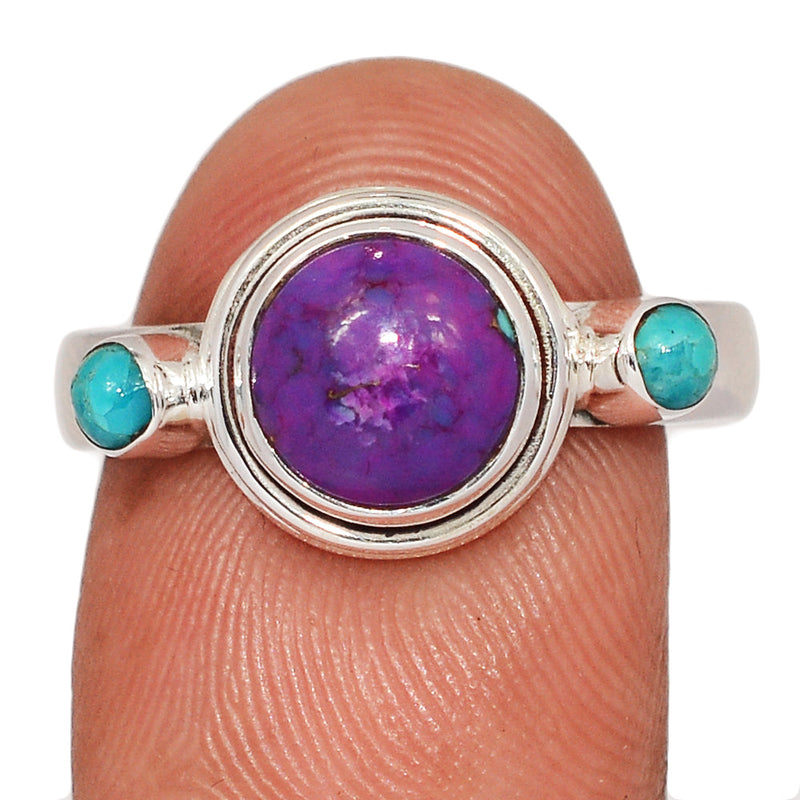 Designer - Purple & Blue Mohave Turquoise Rings - DSNR212
