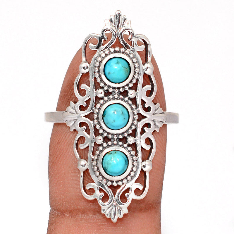 Southwest - Mohave Blue Turquoise Rings - DSNR239