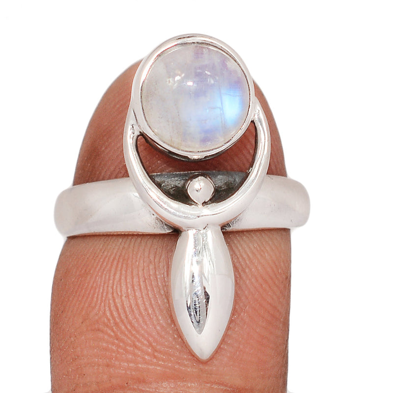 Goddess - Rainbow Moonstone Ring - DSNR266