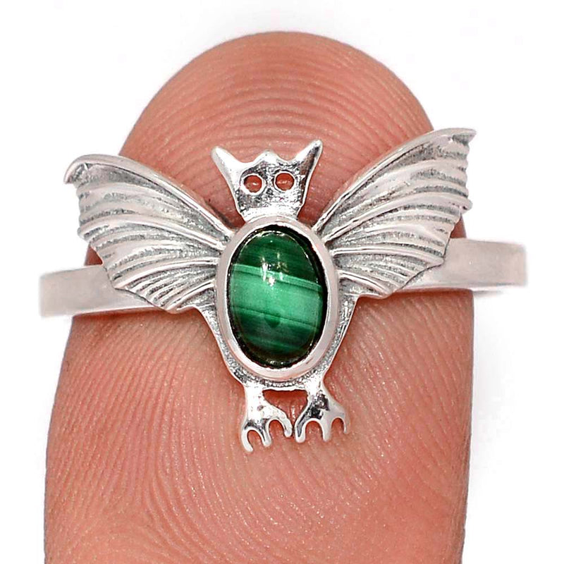Bat - Malachite Ring - DSNR90