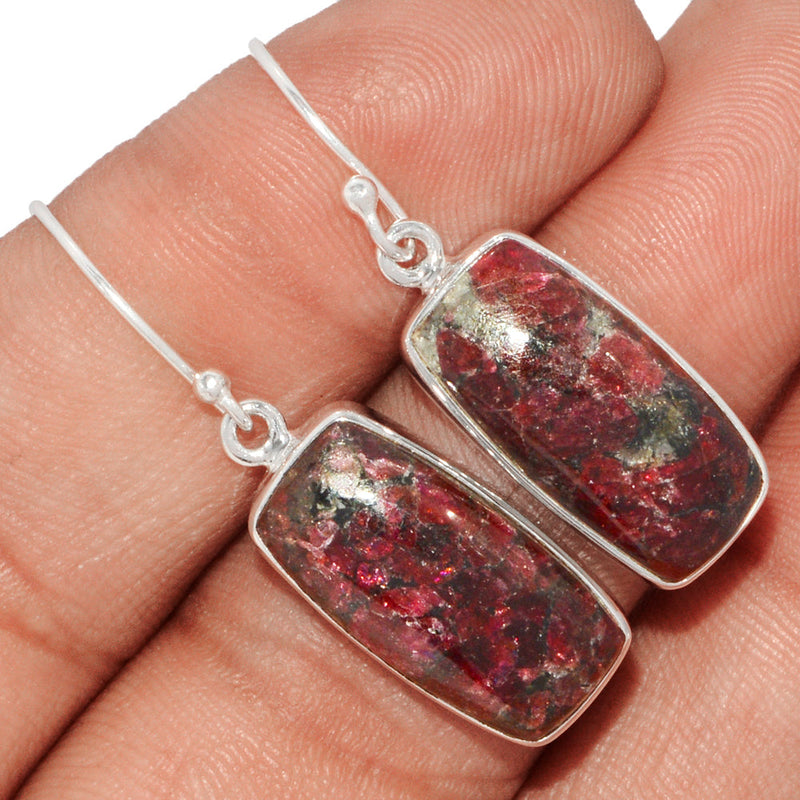 1.5" Eudialyte Earrings - EDLE160