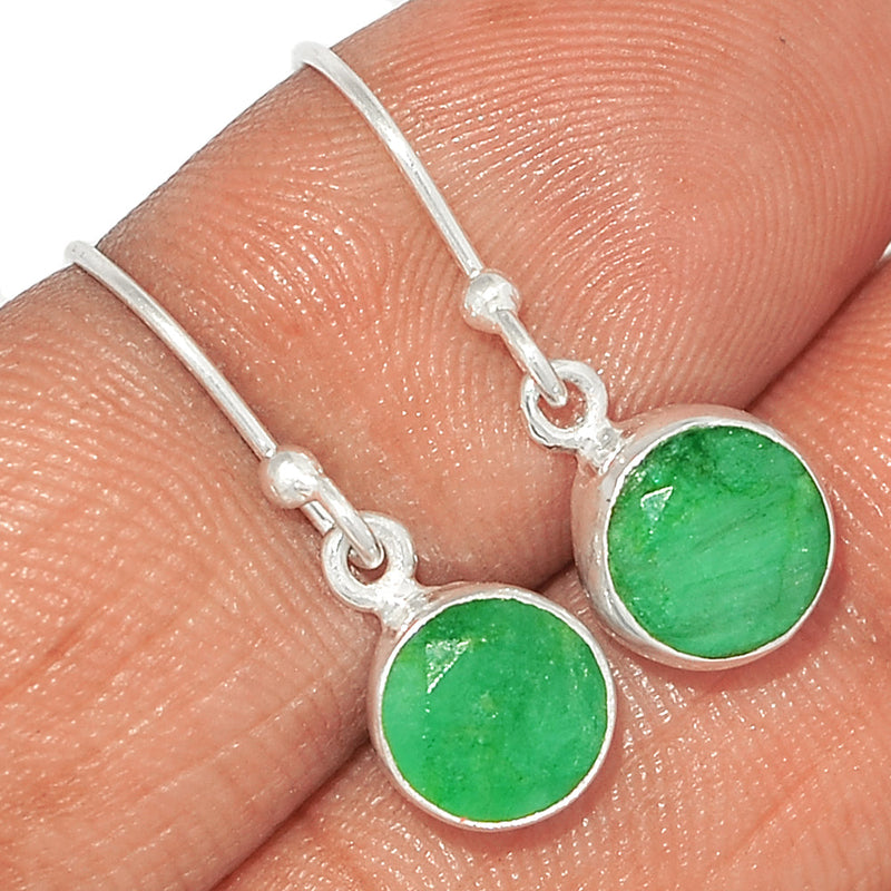 1" Emerald Earrings - EMEE1311