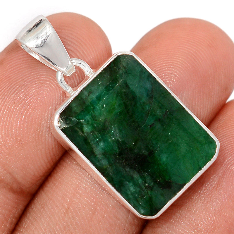 1.2" Treated Emerald Pendants - EMEP2292