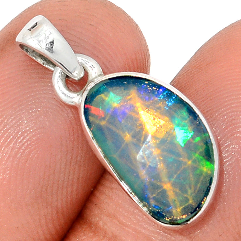 1" Ethiopian Opal Faceted Pendants - EOFP2101