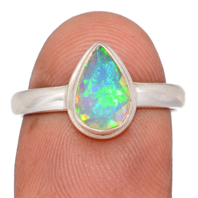 Ethiopian Opal Faceted Ring - EOFR11