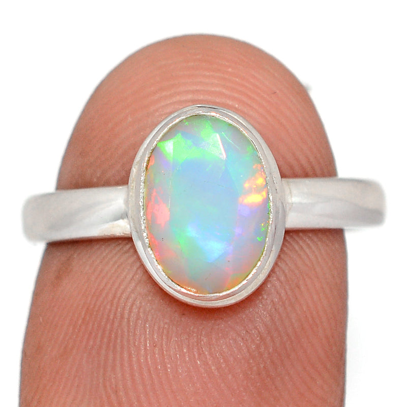Ethiopian Opal Faceted Ring - EOFR12