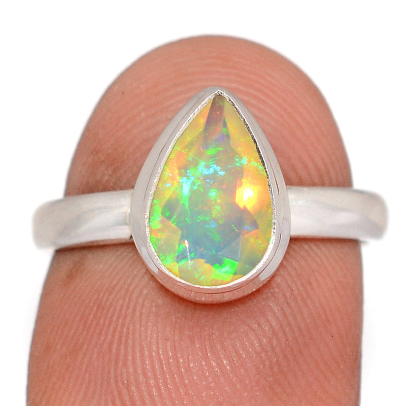 Ethiopian Opal Faceted Ring - EOFR14