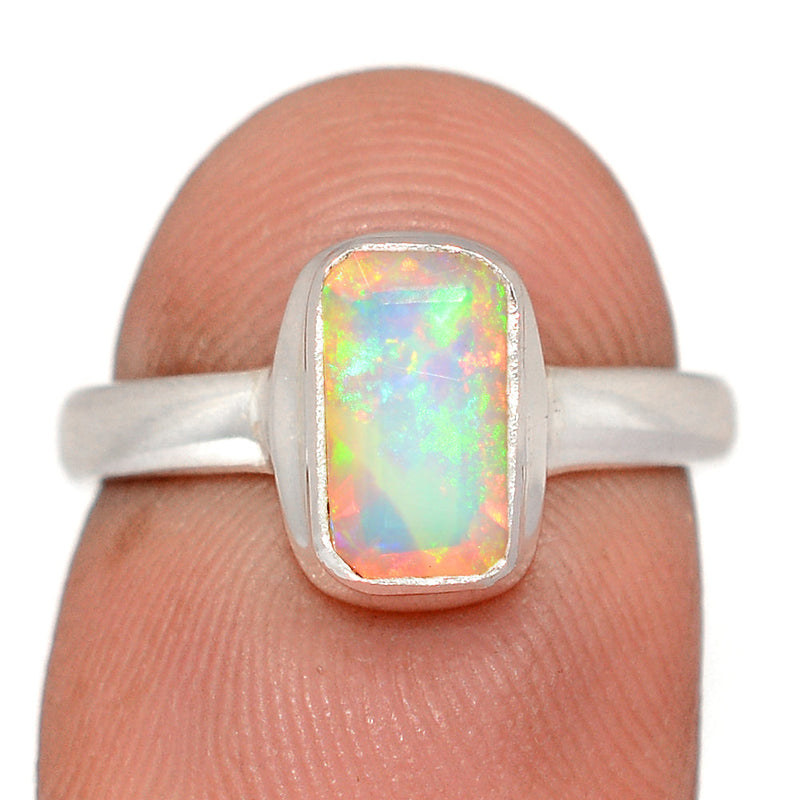 Ethiopian Opal Faceted Ring - EOFR15