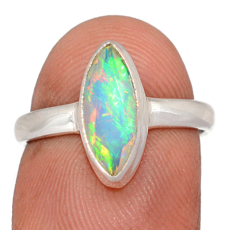 Ethiopian Opal Faceted Ring - EOFR16