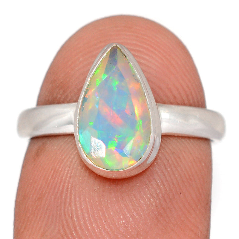 Ethiopian Opal Faceted Ring - EOFR18